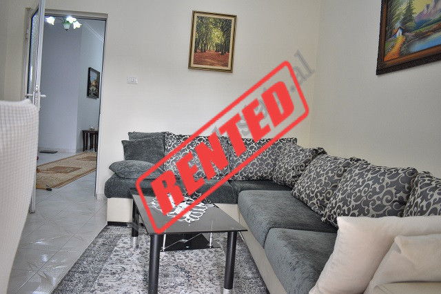 Apartament 2+1 me qira ne rrugen Irfan Tomini, ne Tirane.
Banesa eshte e pozicionuar ne katin e 8te